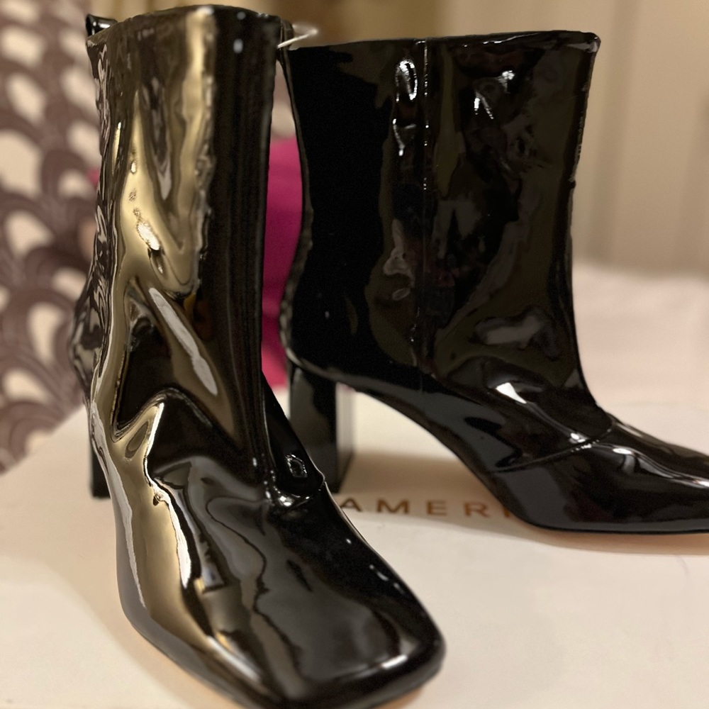 Good American ga165p-x black patent leather various sizes  Made in Spain